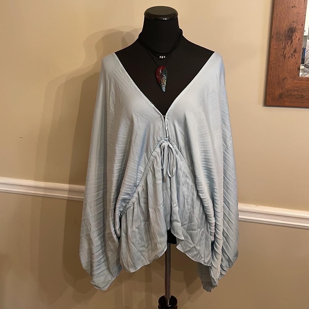 Silky romantic Free People top